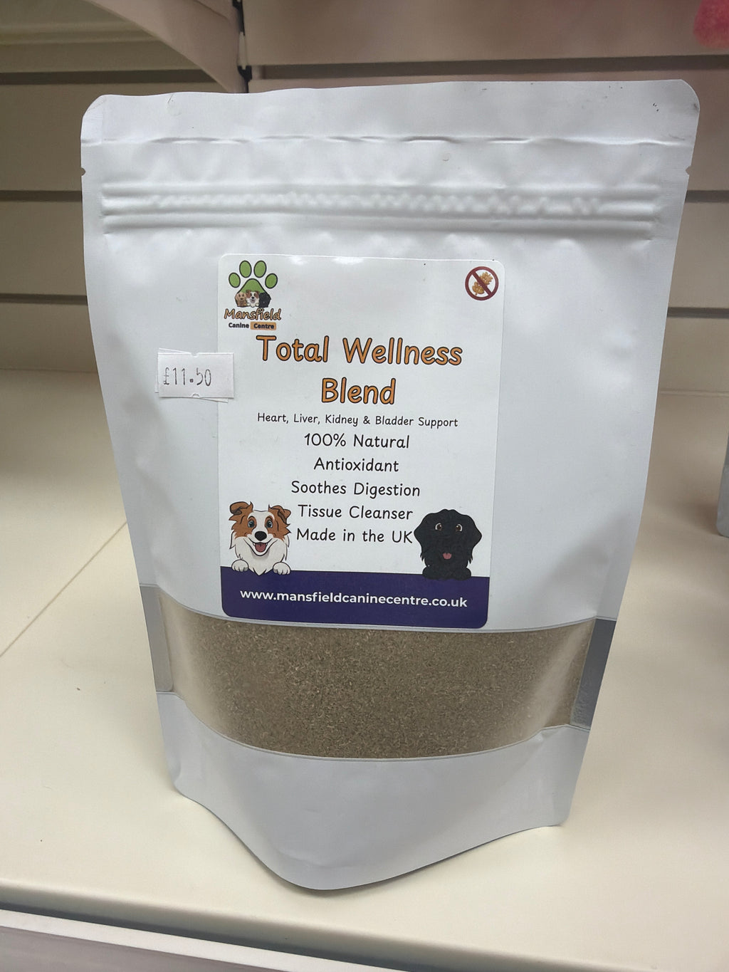 Mansfield Canine Centre Total Wellness Blend Supplement - 180g