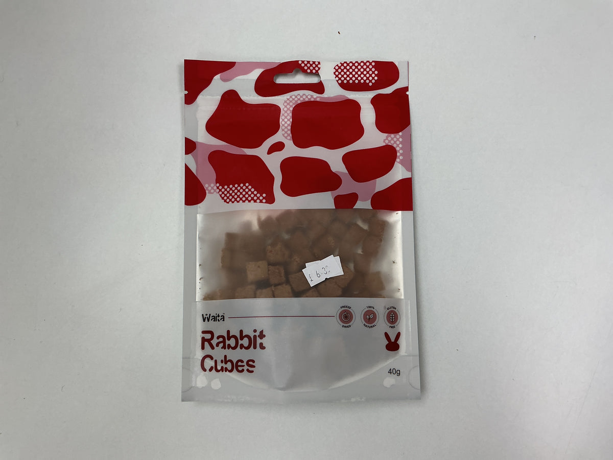 Waita Freeze Dried Rabbit Cubes - 40g