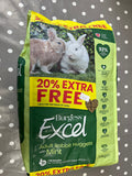 Burgess Excel Adult Rabbit Nuggets With Mint - 1.8kg