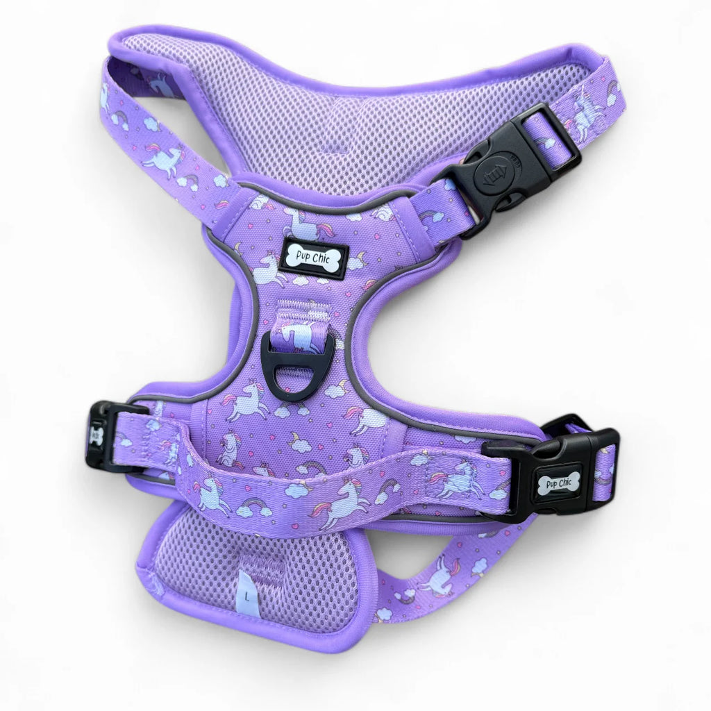 Pup Chic Boutique Tactical Dog Harness - Daydreams & Unicorns
