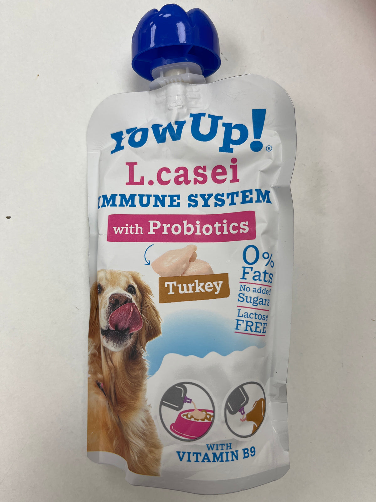 YowUp! Dog Immune System Pouch with L. Casei Probiotics - Turkey 115g