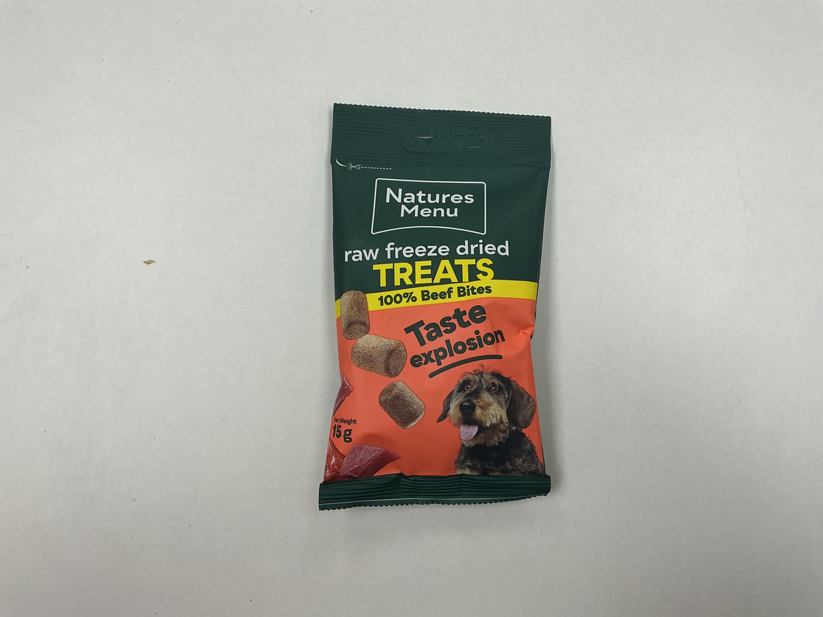 Natures Menu Freeze-Dried Raw Dog Treats - 15g