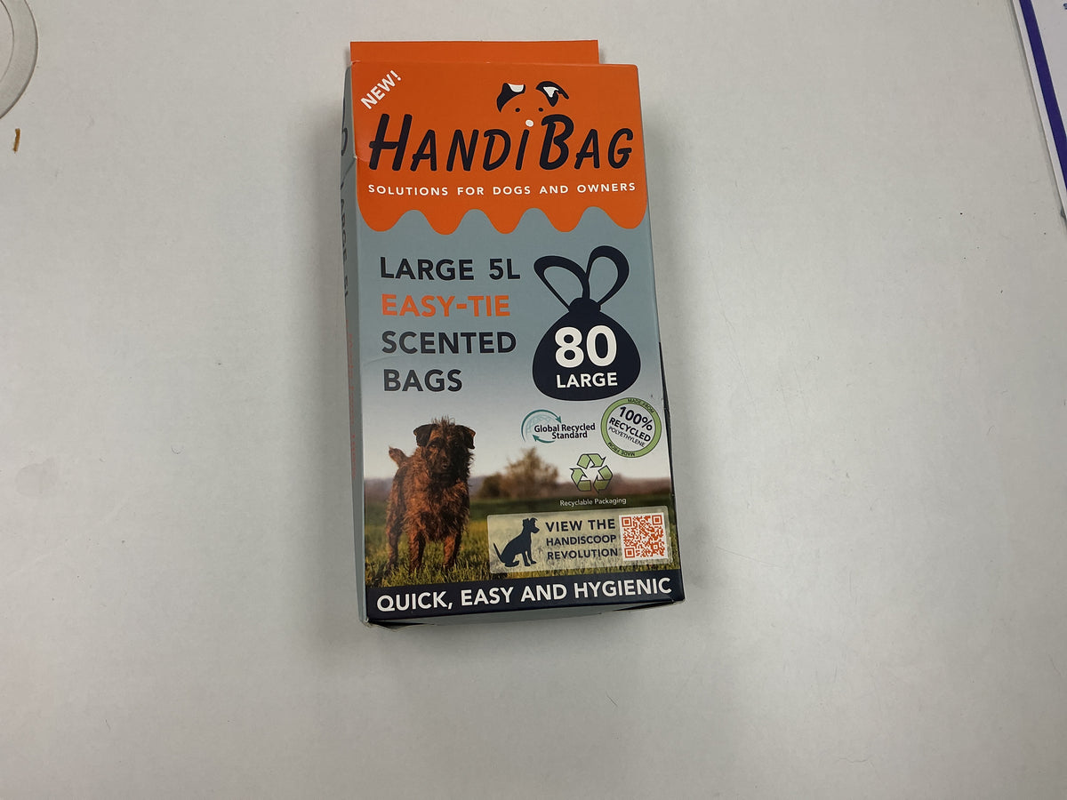 Handi Bag Large 5L Easy-Tie Scented Bags - 80 Pack