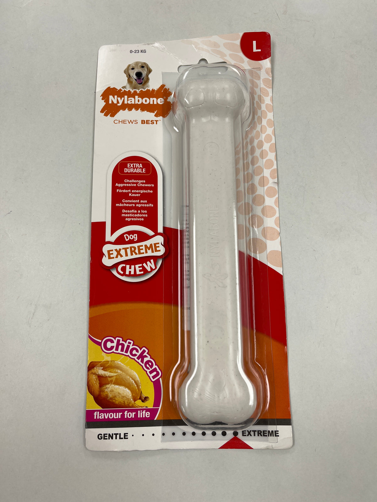 Nylabone Chicken Extreme Bone Dog Chew - Large