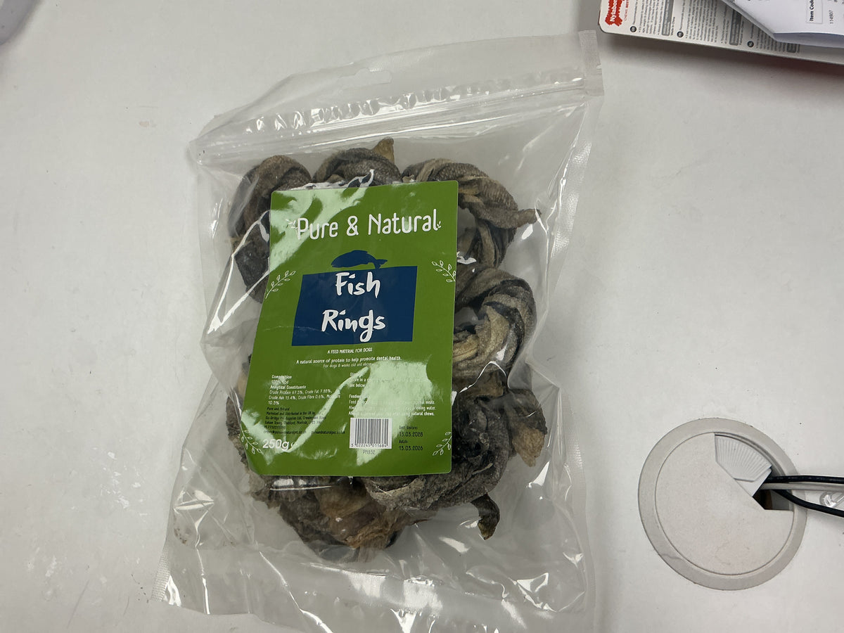 Pure & Natural Whitefish Rings - 250g