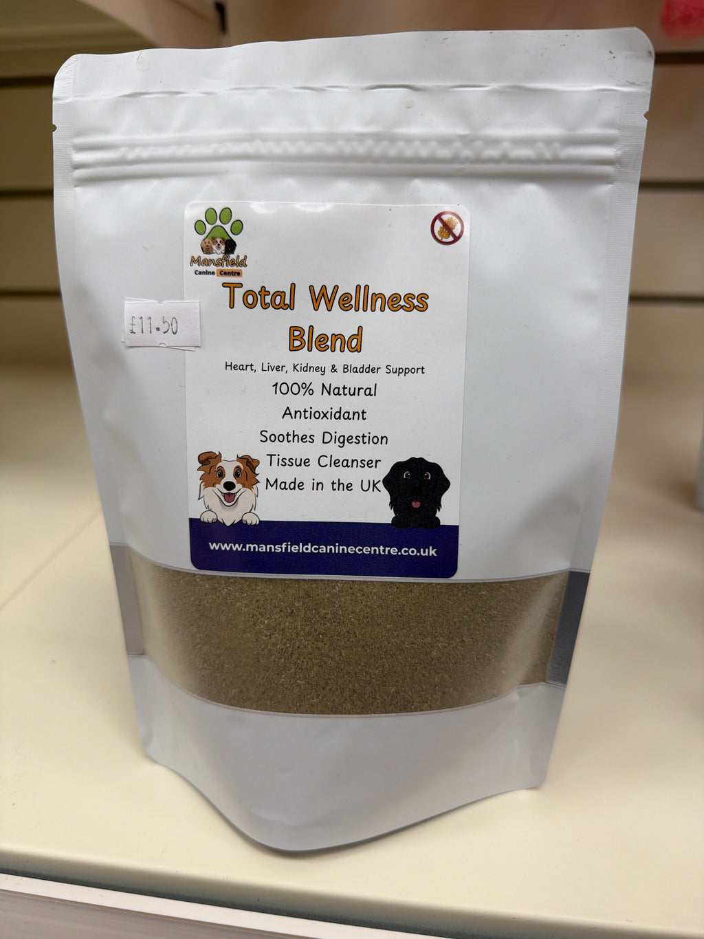 Mansfield Canine Centre Total Wellness Blend Supplement - 180g