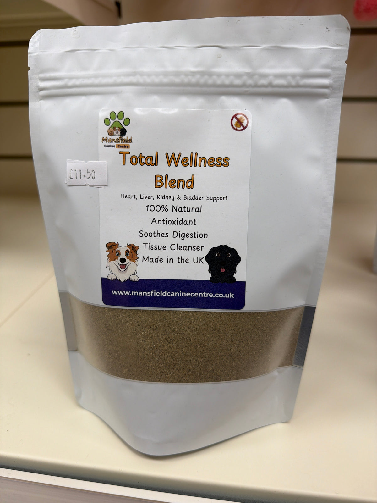 Mansfield Canine Centre Total Wellness Blend Supplement - 180g