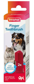 Beaphar Finger Toothbrush for Dogs and Cats - 2 Pack