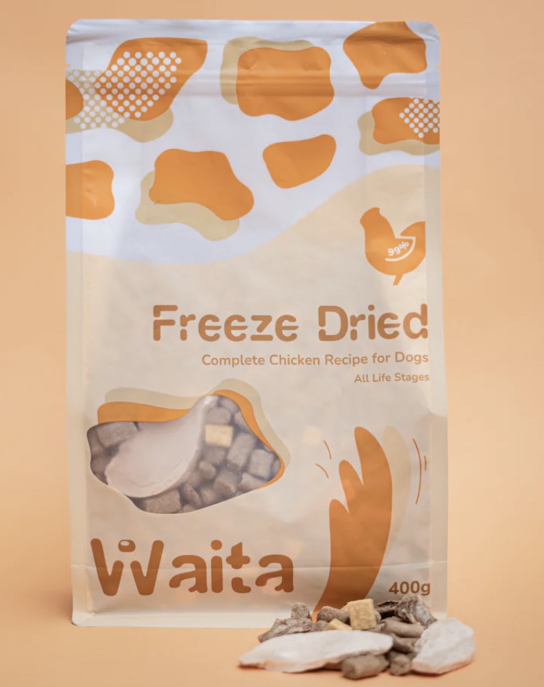 Waita Freeze Dried Complete Food for Dogs - Chicken 400g