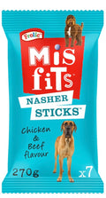 Pedigree Misfits Nasher Sticks with Chicken and Beef 7 Sticks