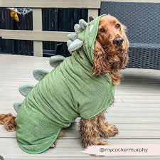 Cocopup Dog Drying Robe - Dinopup