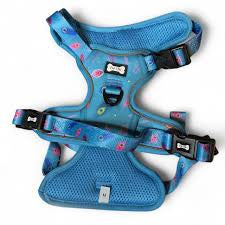 Pup Chic Power Peacock Blue Tactical Dog Harness