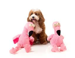 FuzzYard Flo the Flamingo Dog Toy