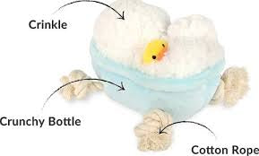 FuzzYard Splish Splash Rub-a-dub-Tub Dog Toy