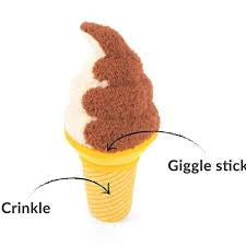 P.L.A.Y. Soft Serve Ice Cream Dog Toy