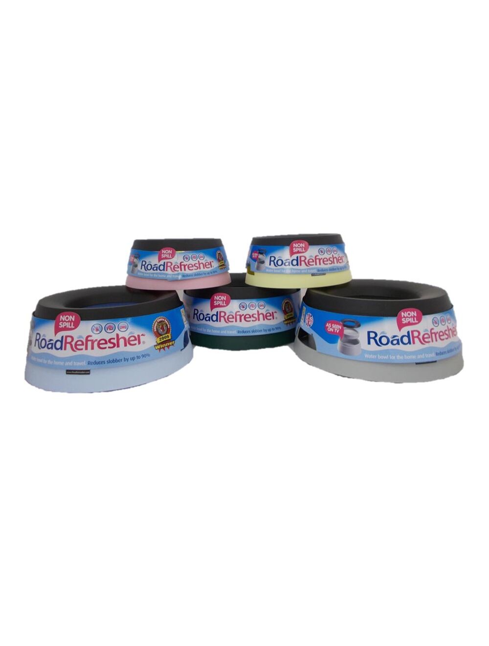 Road Refresher Non Spill Bowl - Small / Blue