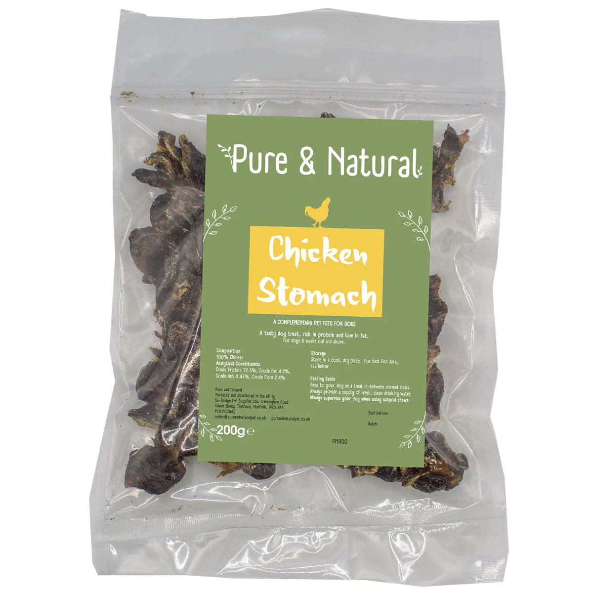 Pure & Natural Chicken Stomach - 200g