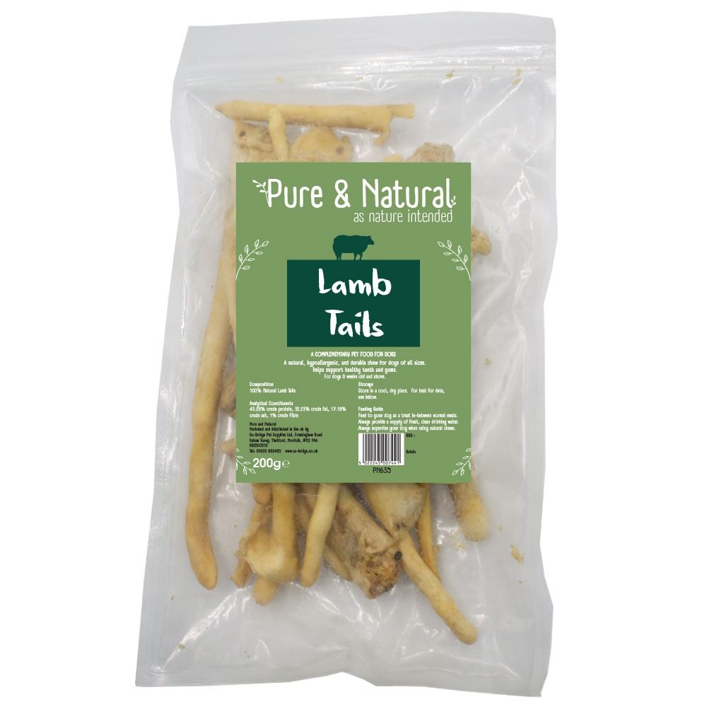 Pure & Natural Lamb Tails - 200g