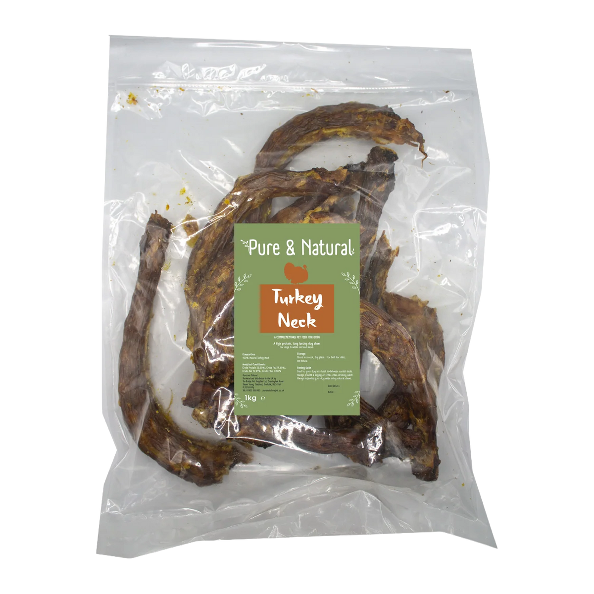 Pure & Natural Turkey Neck - 200g