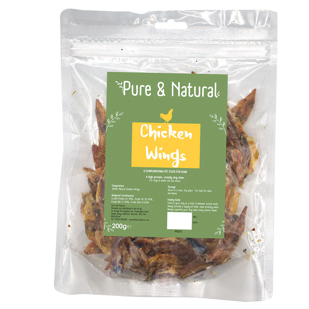 Pure and Natural Chicken Wings 200g