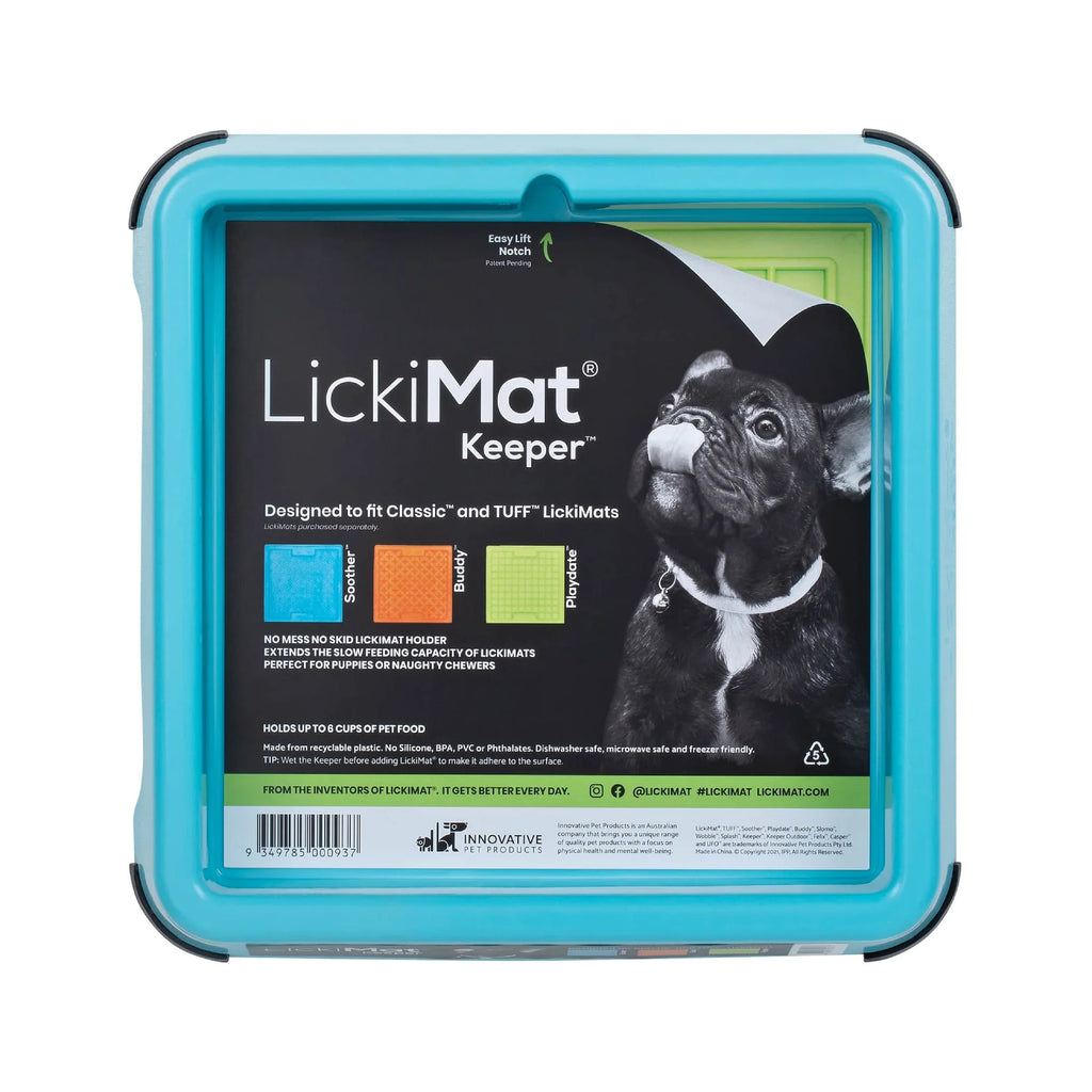 LickiMat Keeper Dog Lick Mat Holder - Turquoise