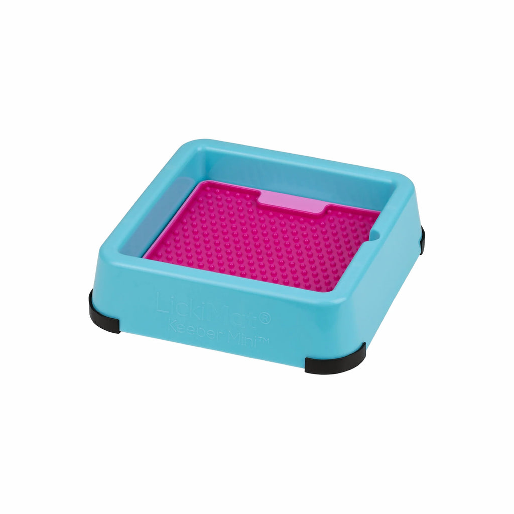 LickiMat Keeper Dog Lick Mat Holder - Turquoise