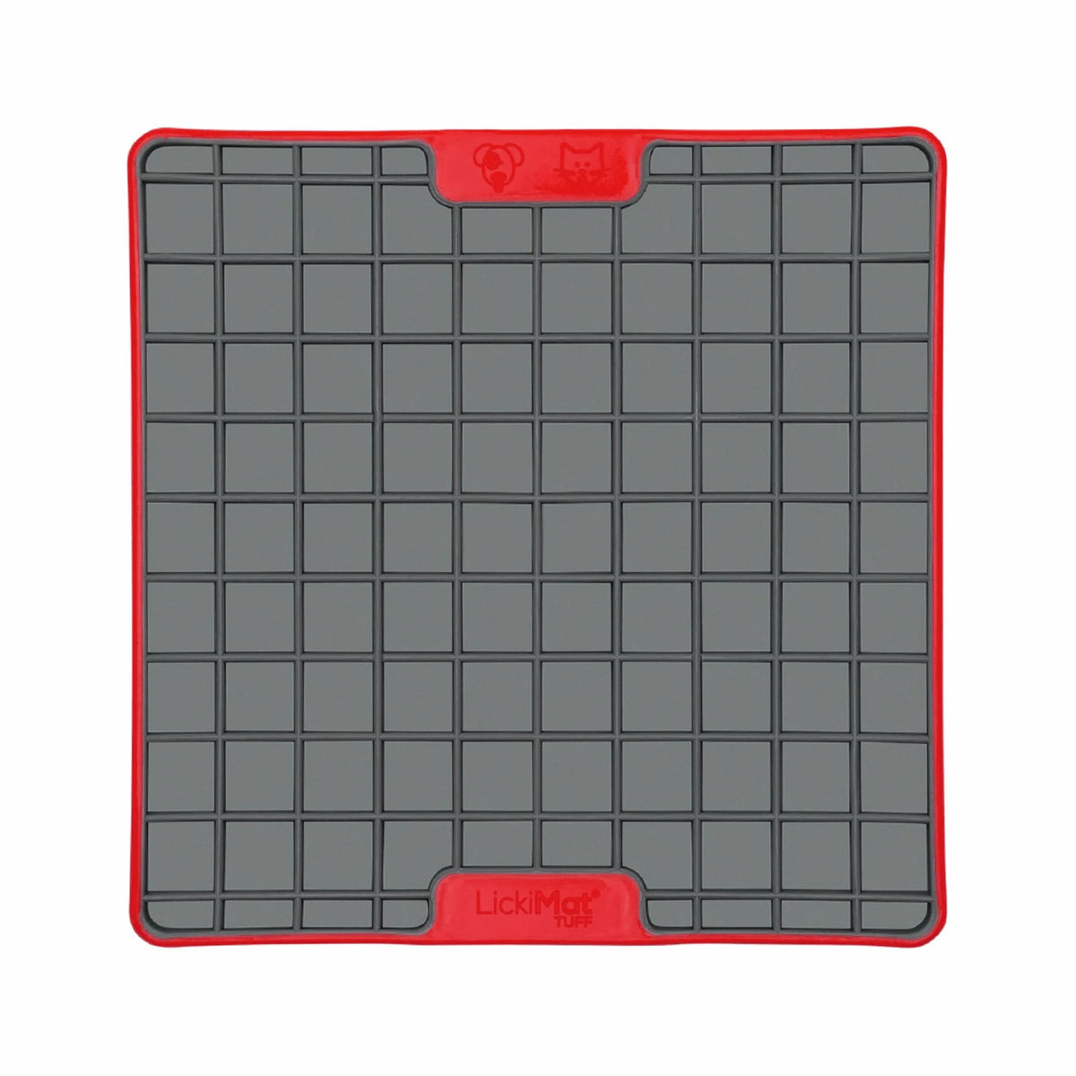 LickiMat Playdate Tuff Dog Lick Mat - Red
