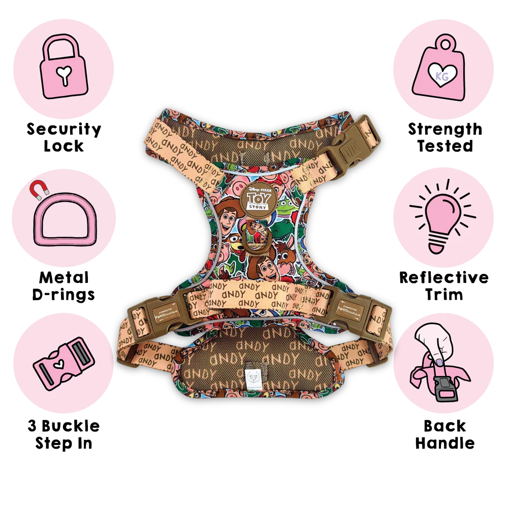 Pawsome Paws Boutique Harness - Toy Story