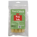 Pure & Natural Beef Tails - 15cm / 4 Pack