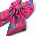 Pup Chic Peacock Power Pink Sailor Bow