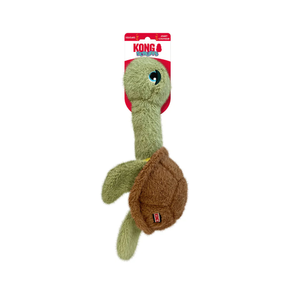 KONG Scruffs Turtle Dog Toy - Medium/Large
