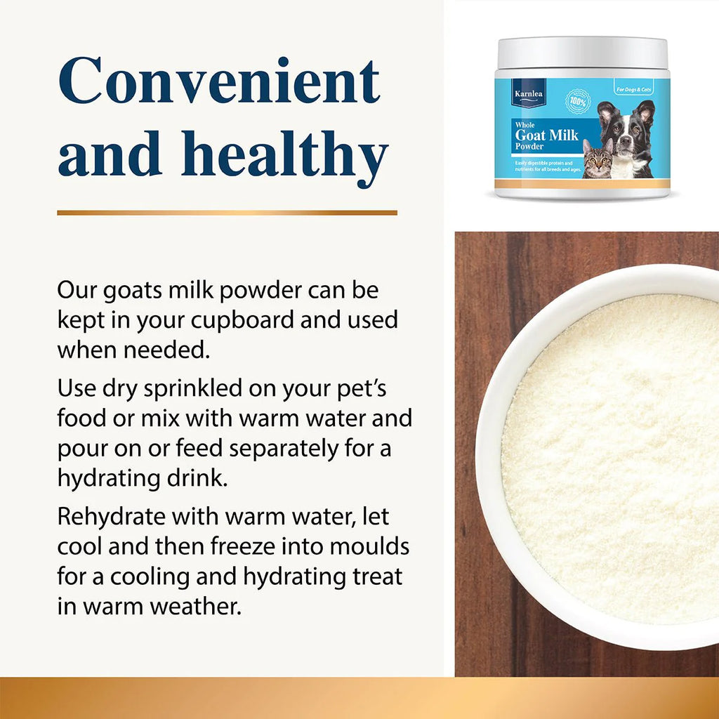 Karnlea Goat Milk Powder for Dogs and Cats - 200g