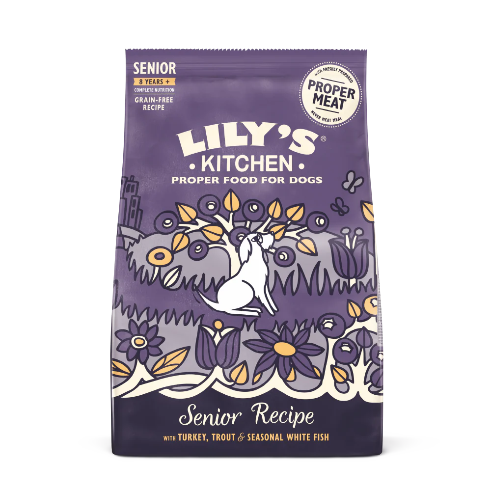Lily's Kitchen Dog Complete Dry Senior Recipe Turkey & Trout - 2.5kg