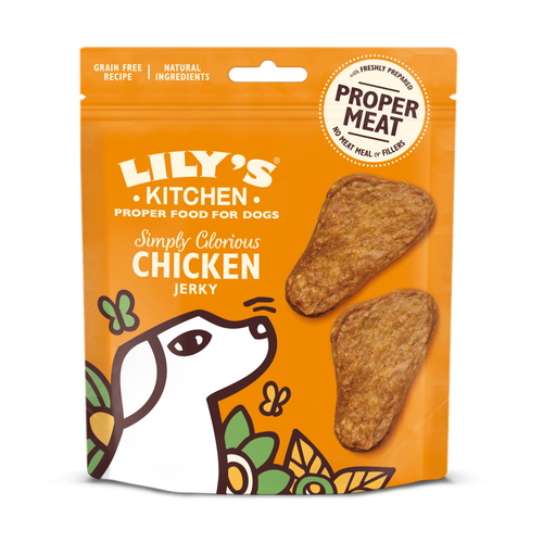 Lily's Kitchen Dog Treats Simply Glorious Chicken Jerky - 70g