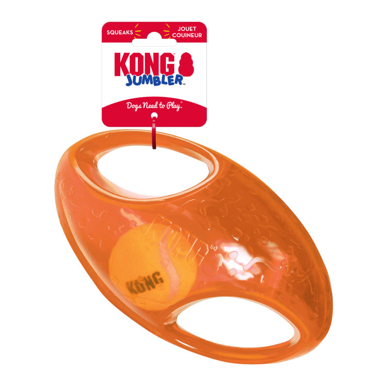 KONG Jumbler Football Dog Toy