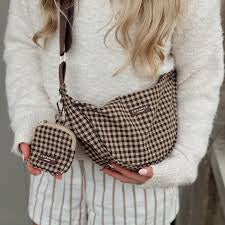 Cocopup Crescent Treat Pouch - Cotswold Check