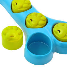 iQuties Bone Hide Interactive Puzzle Treat Dispenser