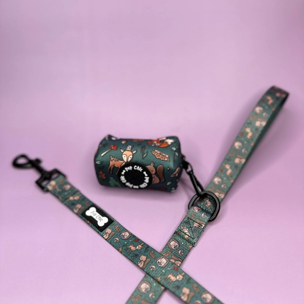 Pup Chic Boutique Poo Bag Holder - Woodland Wonderland