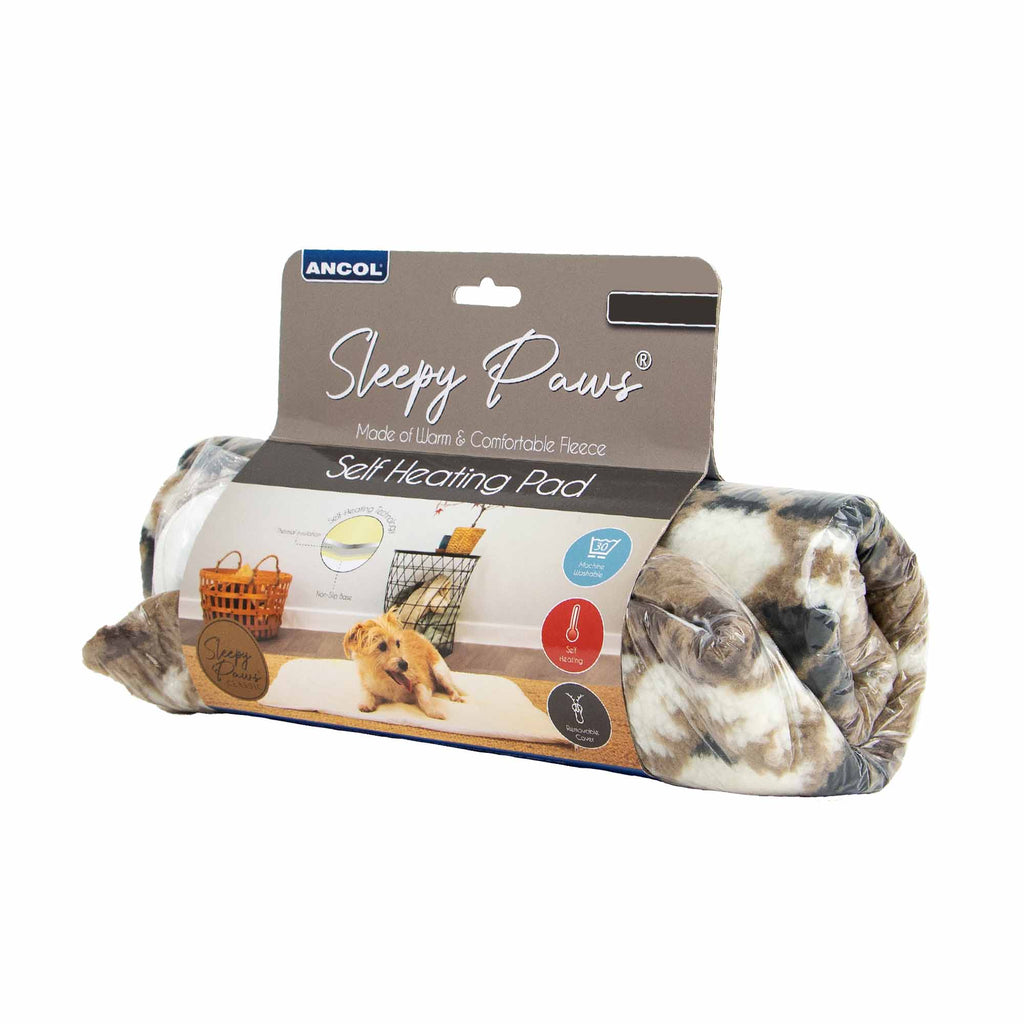 Ancol Sleepy Paws Self Heating Pad - Brown