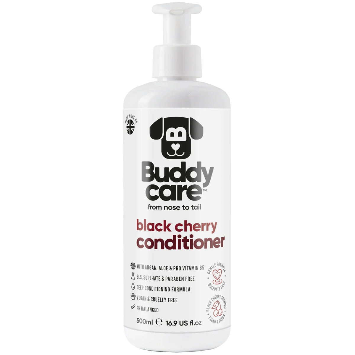 Buddycare Black Cherry Dog Conditioner - 500ml
