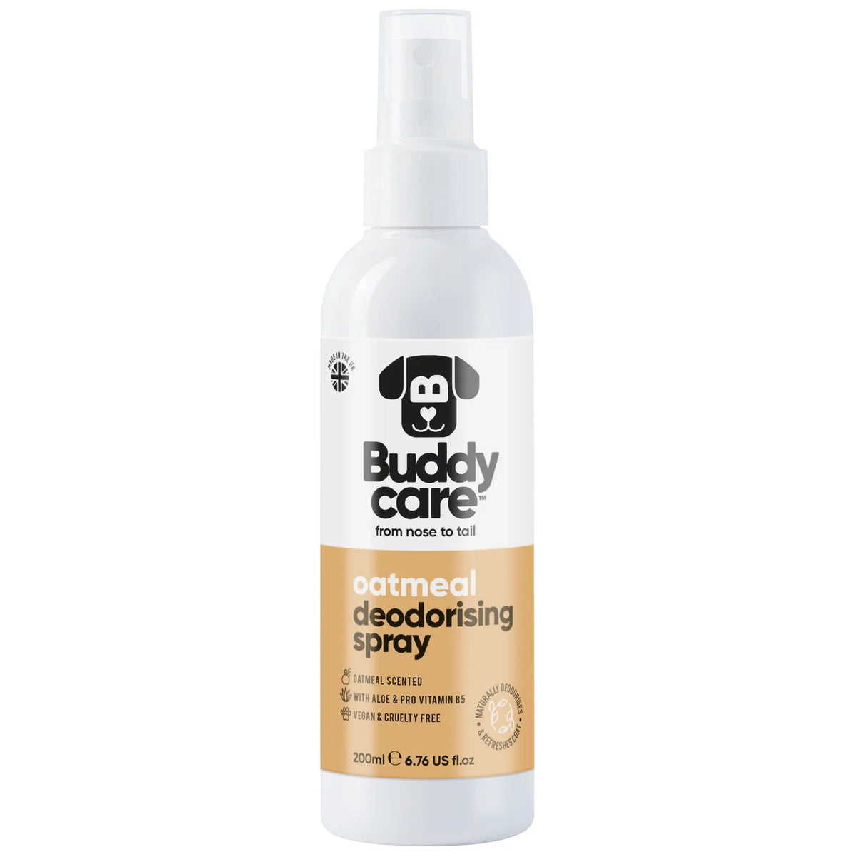 Buddycare Oatmeal Dog Deodorising Spray - 200ml