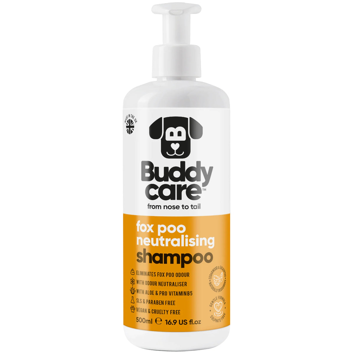 Buddycare Fox Poo Dog Shampoo - 500ml