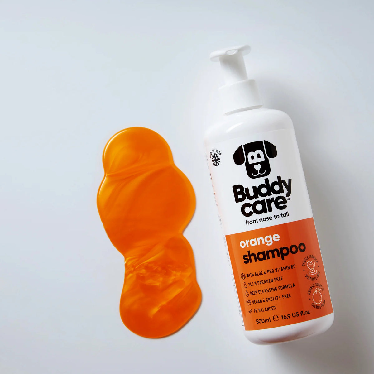 Buddycare Orange Dog Shampoo - 500ml