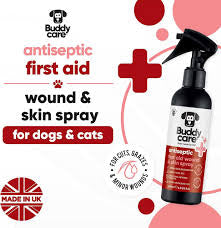 Buddycare Pet Antiseptic First Aid Wound & Skin Spray - 200ml