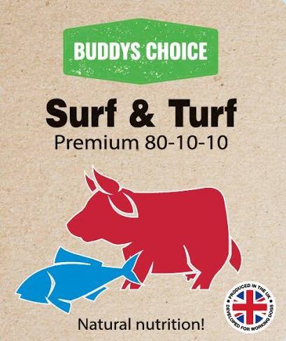Buddy's Choice Surf & Turf Premium 80:10:10 - 454g