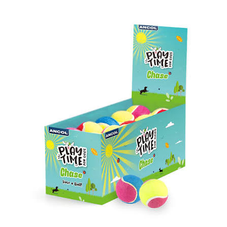 Ancol Chase High Bounce Tennis Ball Dog Toy