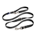Curli Adjustable Dog Leash Nylon - Large / Black