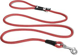 Curli Stretch Comfort Dog Leash Red