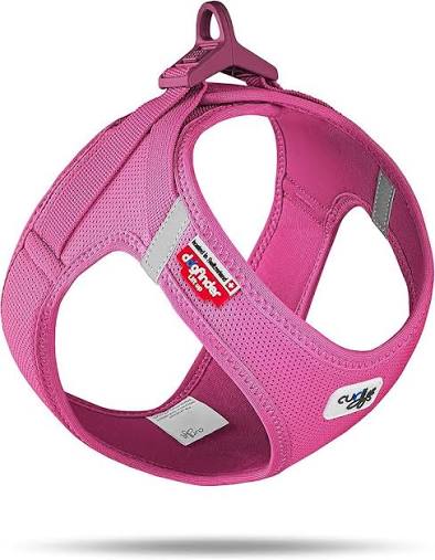 Curli Vest Dog Harness Clasp Air-Mesh Fuchsia
