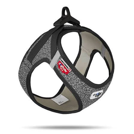 Curli Vest Dog Harness Merino Clasp - Small / Black